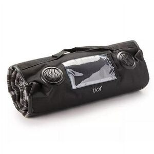 NWOT iJoy Wireless Speaker Blanket - Black Plaid - 84" Portable Bluetooth